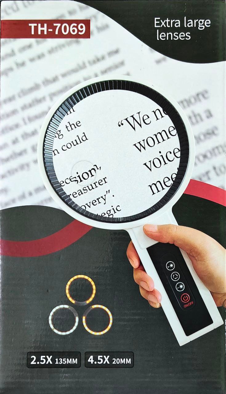 Multifunction Handheld Magnifier  ( Rechargable )